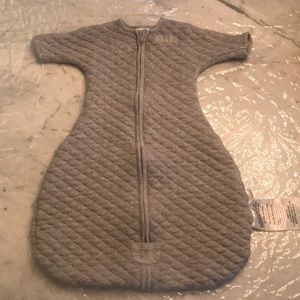 Softest HALO Grey Quilted Sleep Sack, Size Medium